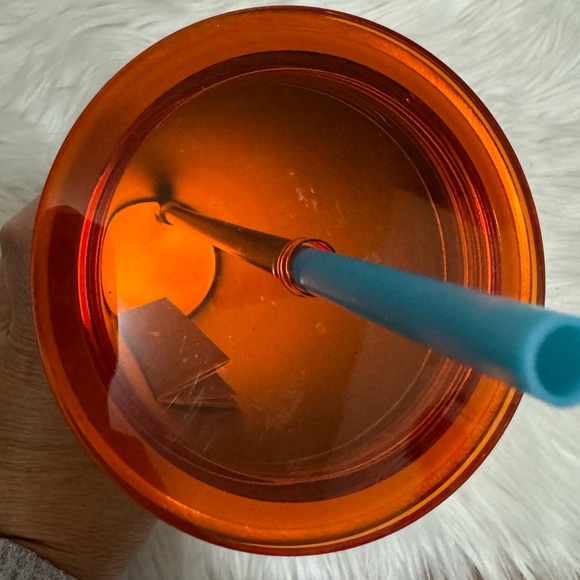 🧡 NEW Starbucks Summer 2023 ‘Puffy Gradient’ Pink Orange Blue SS Cold Cup - Picture 6 of 6